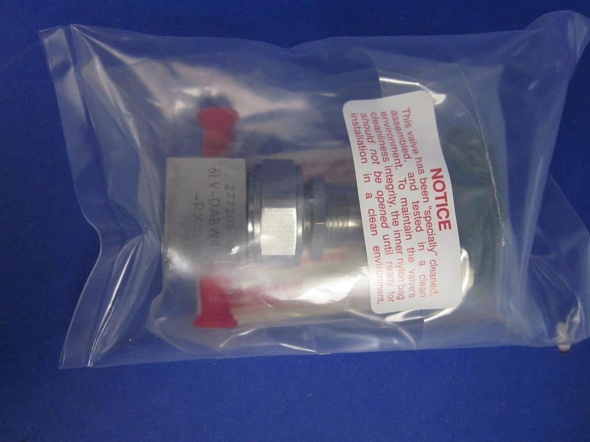 Used Nupro 6LV-DABW4-PX Ultra High Purity Diaphragm Valve, 1/4" Butt Weld