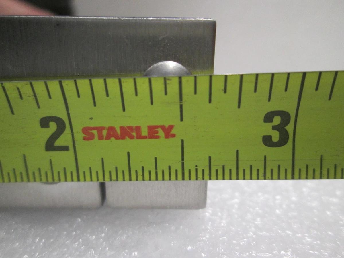 Used Del-Tron, Linear Bearing Guide Block w/ Guide Rail, Used