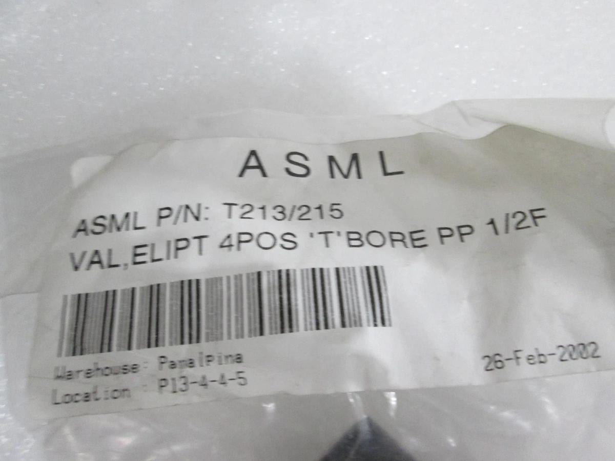 ASML, VAL, ELIPT, 4 Position Tee Bore PP 1/2F, New