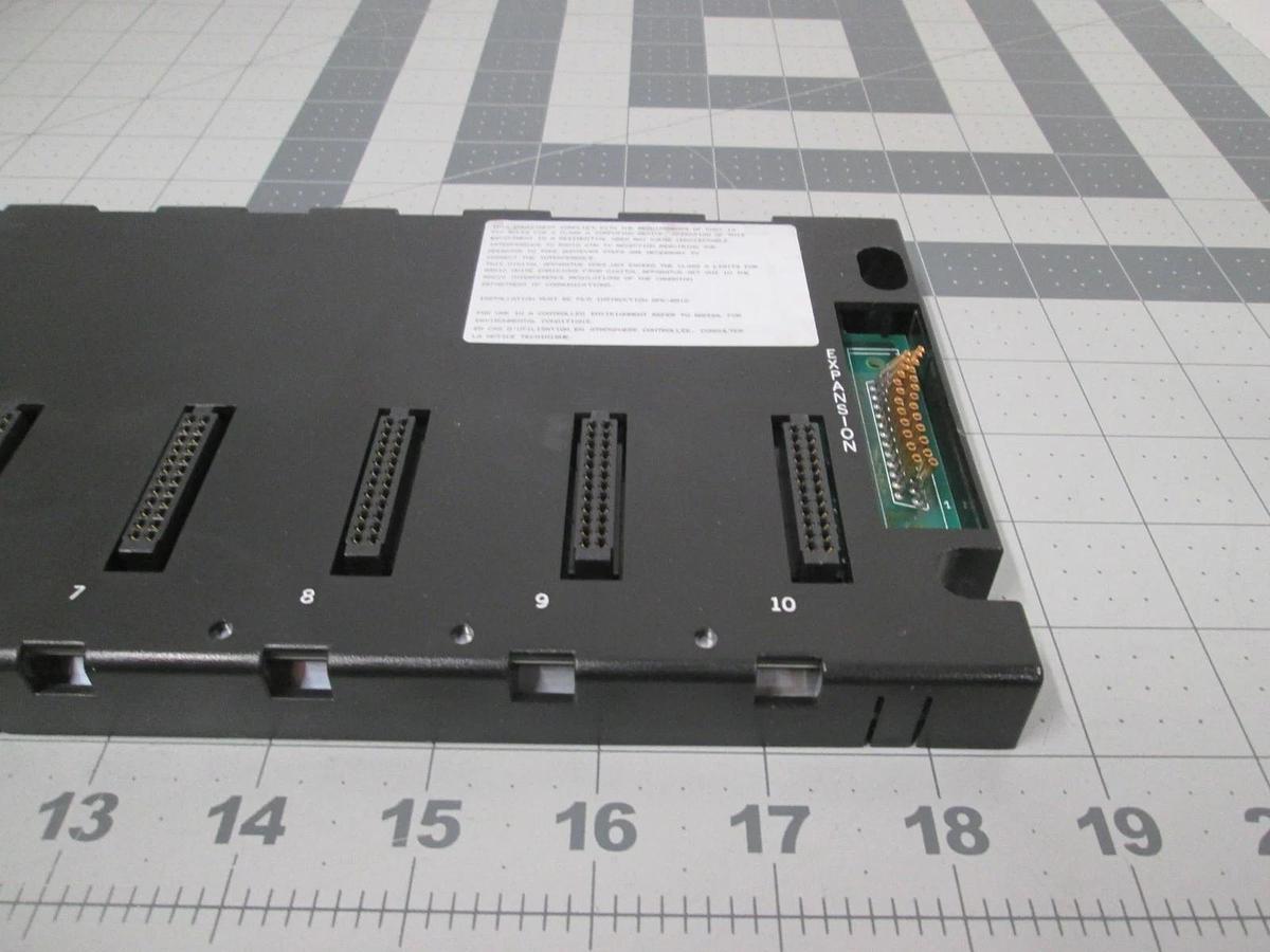 Used GE Fanuc, IC693CHS392C, 10 Slot Baseplate Expansion Module, Used