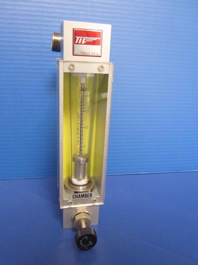 Used TOKYO KEISO 2-20 l/min Purgemeter with 1" Connection Fittings