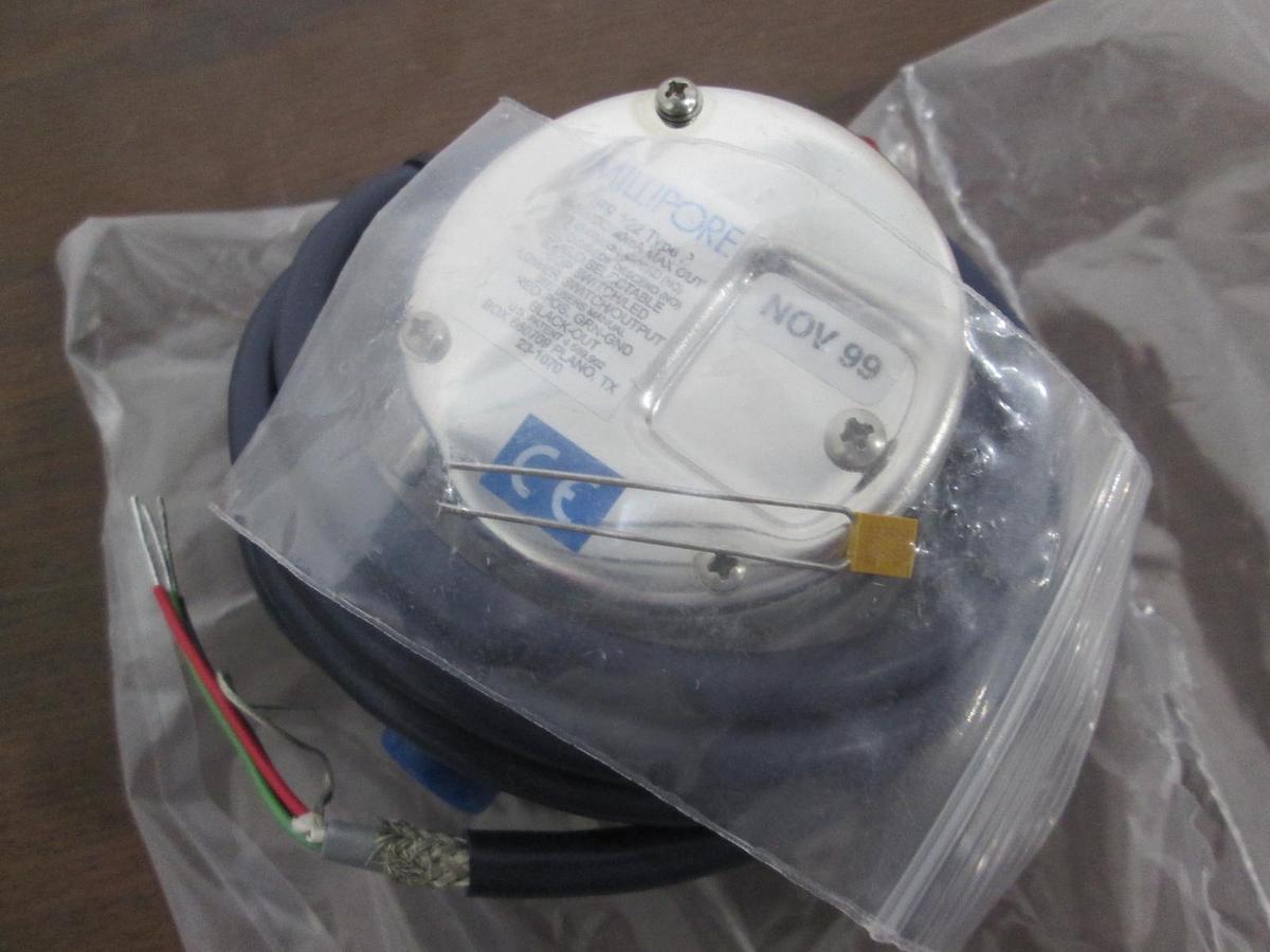 Used Millipore, 01-0120-E, 0-60 PSI, Gauge, Bottom Mount, New