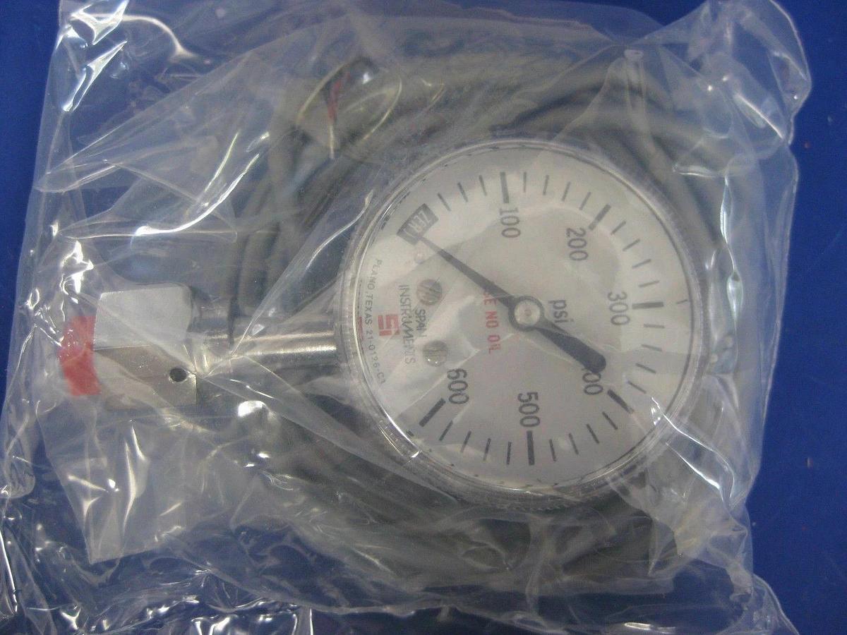 Span IPT122 Indicating Pressure Transmitter, Type 9, 0-600 PSI, Swivel FVCR, New
