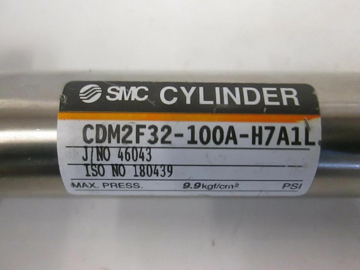 Used SMC, CDM2F32-100A-H7A1L, Cylinder, Used