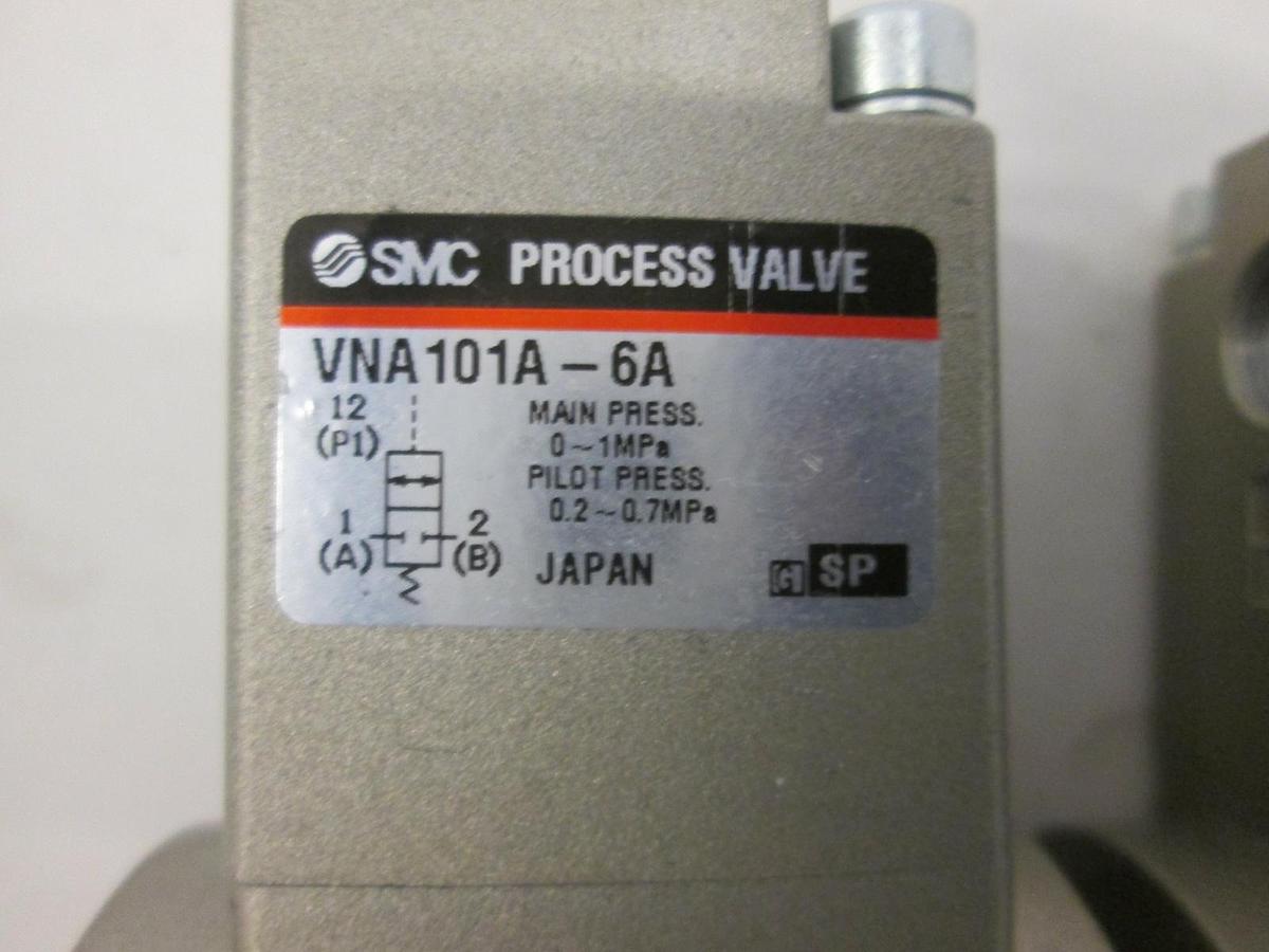 Used SMC, VNA101A-6A, Process Valve, Used, Lot of 2