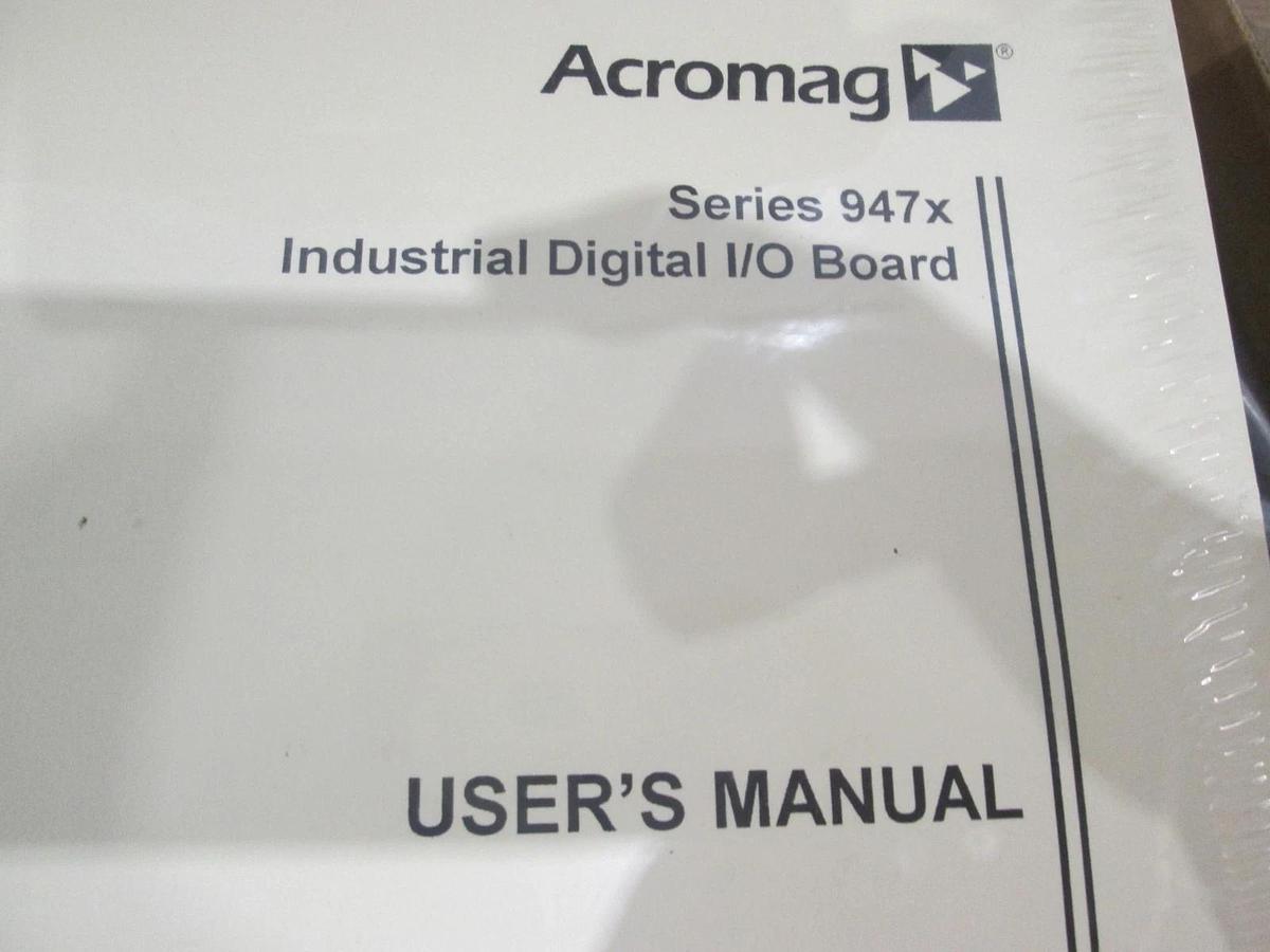 Used Acromag, AVME947X, Industrial Digital I/O Board w/ Manual, New