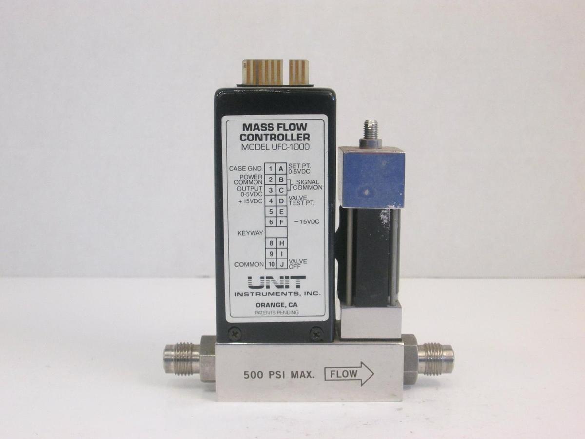 Used Unit UFC-1000, MFC, Mass Flow Controller, O2, 50 SCCM, Used