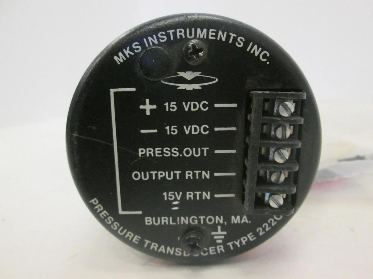 Used MKS, Baratron 10 Torr Pressure Transducer, 222CA-00010BBSP53-80, Used