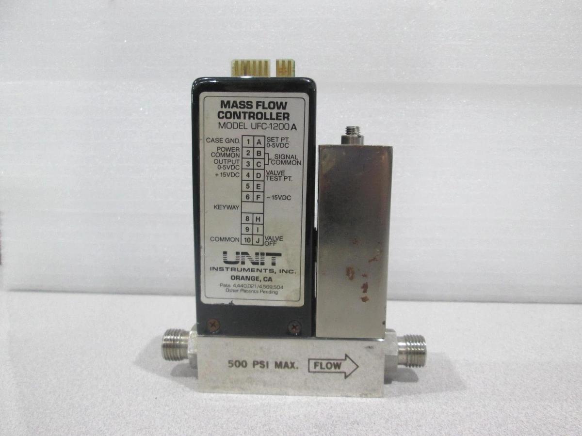 Used Unit UFC-1200 Mass Flow Controller, Gas SIH4, 500 SCCM