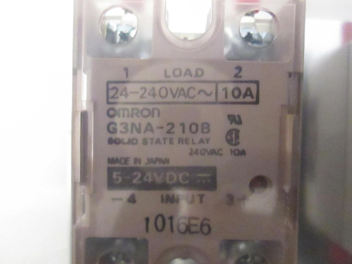 Used Omron, G3NA-210B, Solid State Relay Assy, Used, Lot of 2