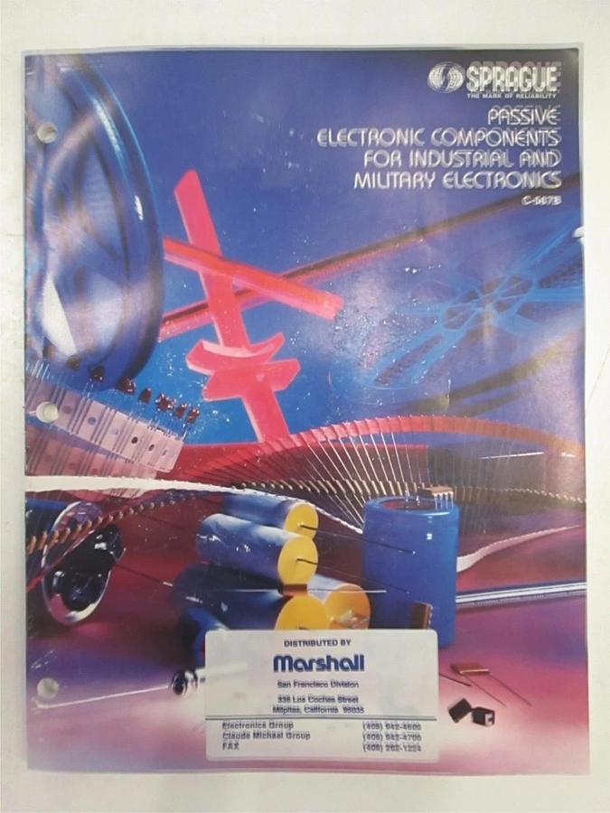 Used Sprague Passive Electronic Components for Industrial/Military C-567B, Used