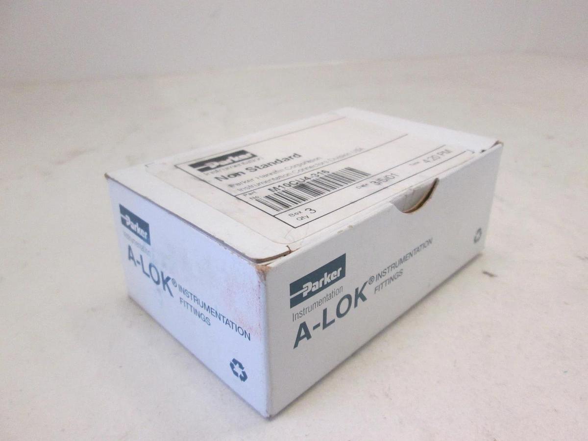 Parker, M10CU4-316, Union Coupling, Box of 4, New