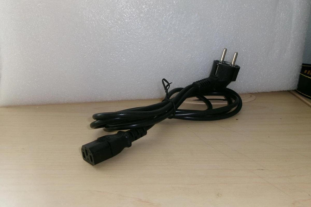 Used Qiaopu type E, power supply cord, angled head,16A 250V, new