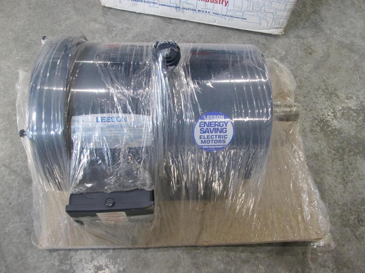 Leeson, C184T14FB7C, 5 H.P, 1425 RPM, 50Hz, 3.7KW, Electric Motor, New