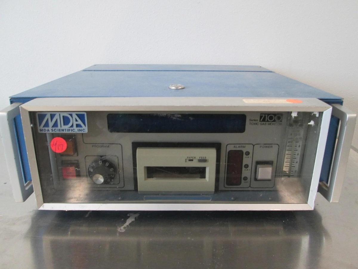 Used MDA Scientific, Series 7100, Toxic Gas Monitor, 110V, 60Hz, Used