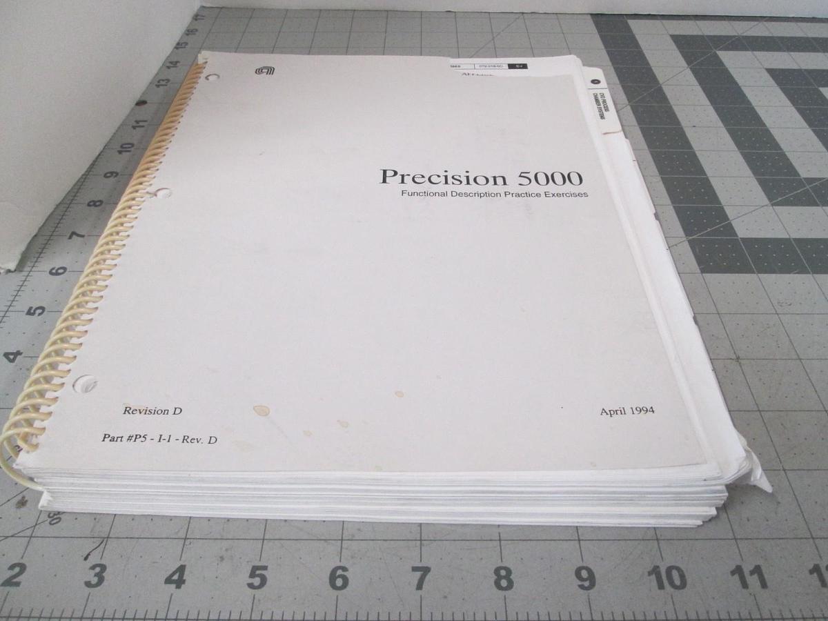 Used AMAT, Precision 5000, Functional Description Practice Exercises, Used