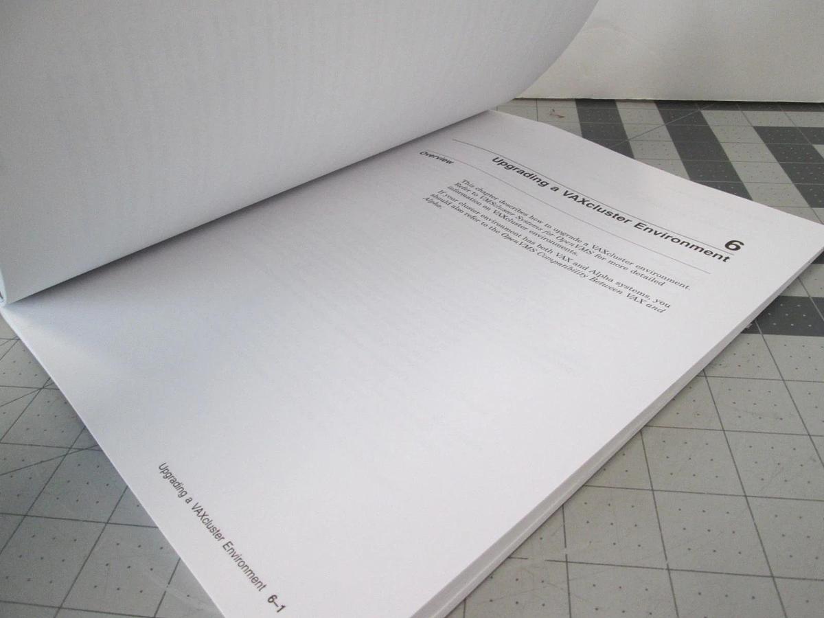 Used Digital, OpenVMS VAX Version 6.2, Upgrade and Installation Manual, Used