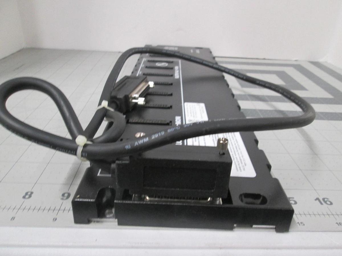 Used GE Fanuc, IC693CHS391L, 10 Slot Baseplate Expansion Module Enhanced w/Cable,Used