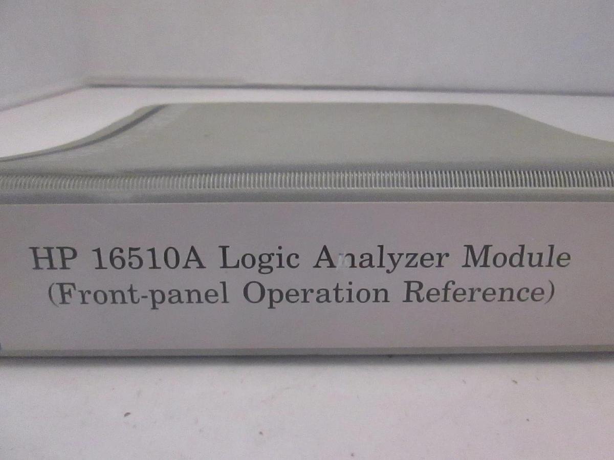 Used HP 16510A Logic Analyzer Module (Front Panel Operation Reference), Used
