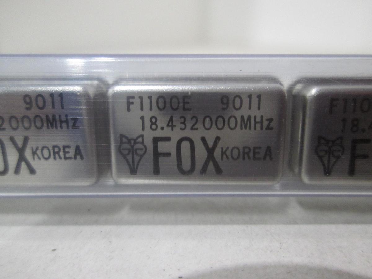 Fox, F1100E 9011, 18.432000 MHZ, Crystal Oscillator, New, Lot of 24