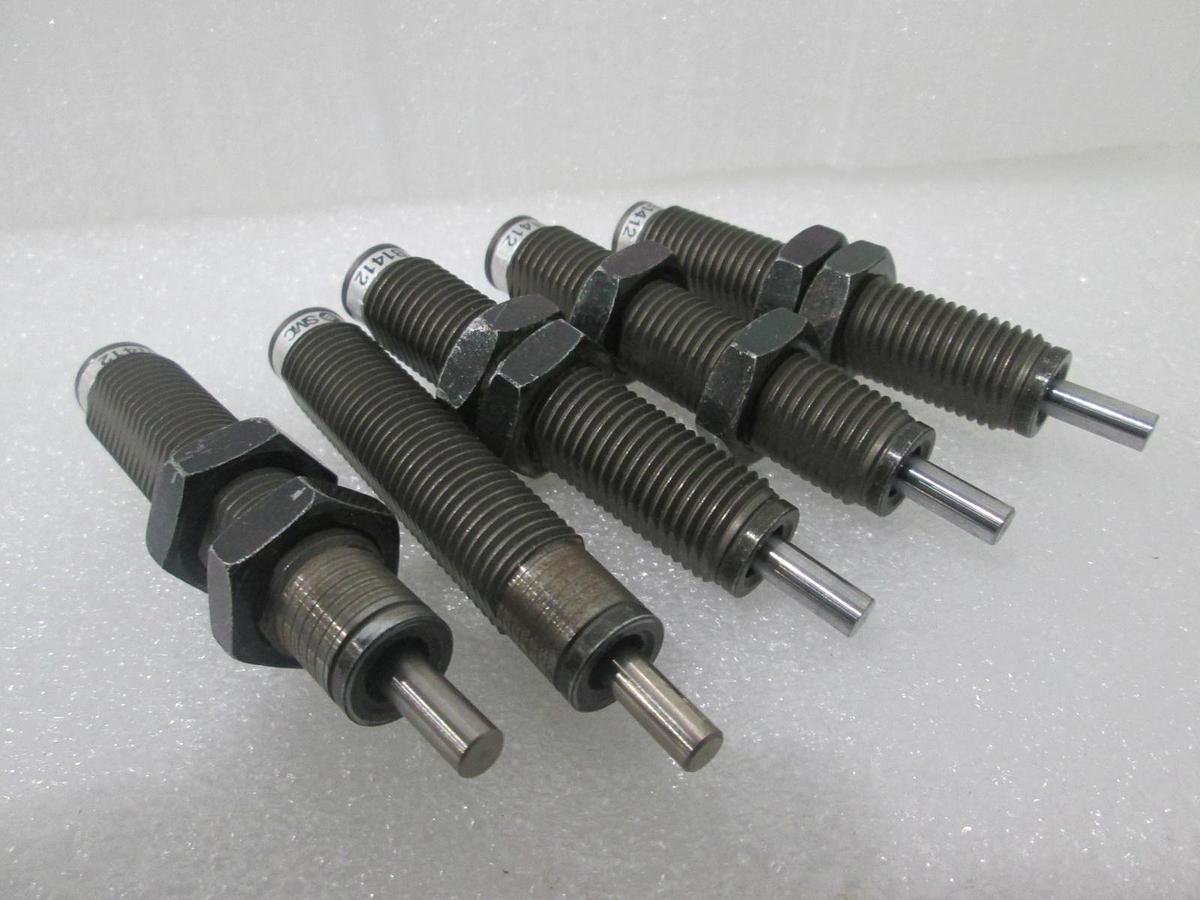 SMC, RB1412, Pneumatic Shock Absorber, New, Lot of 5