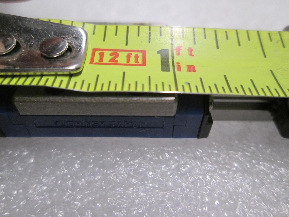 Used NSK, PUO9, Linear Bearing Guide Block w/ Guide Rail, Used