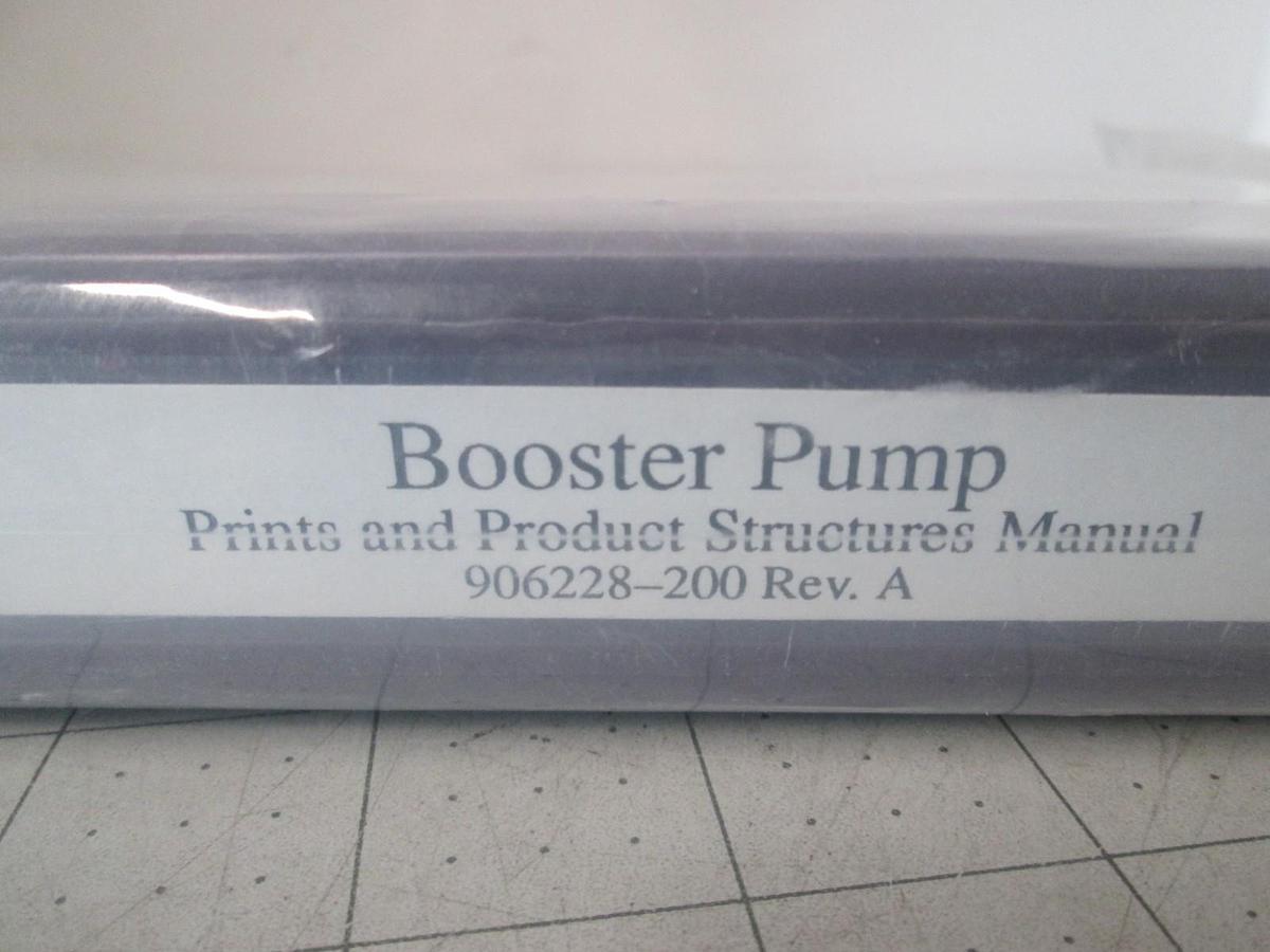 Used FSI International, Booster Pump, Prints and Product Structure Manual, New