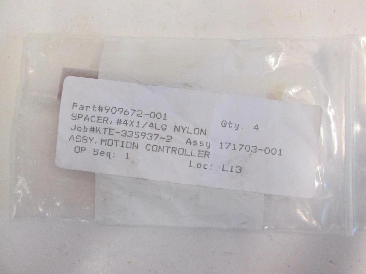909672-001 #4 Nylon Spacers w/ 171703-001 Motion Controller Assy Kit, NIP