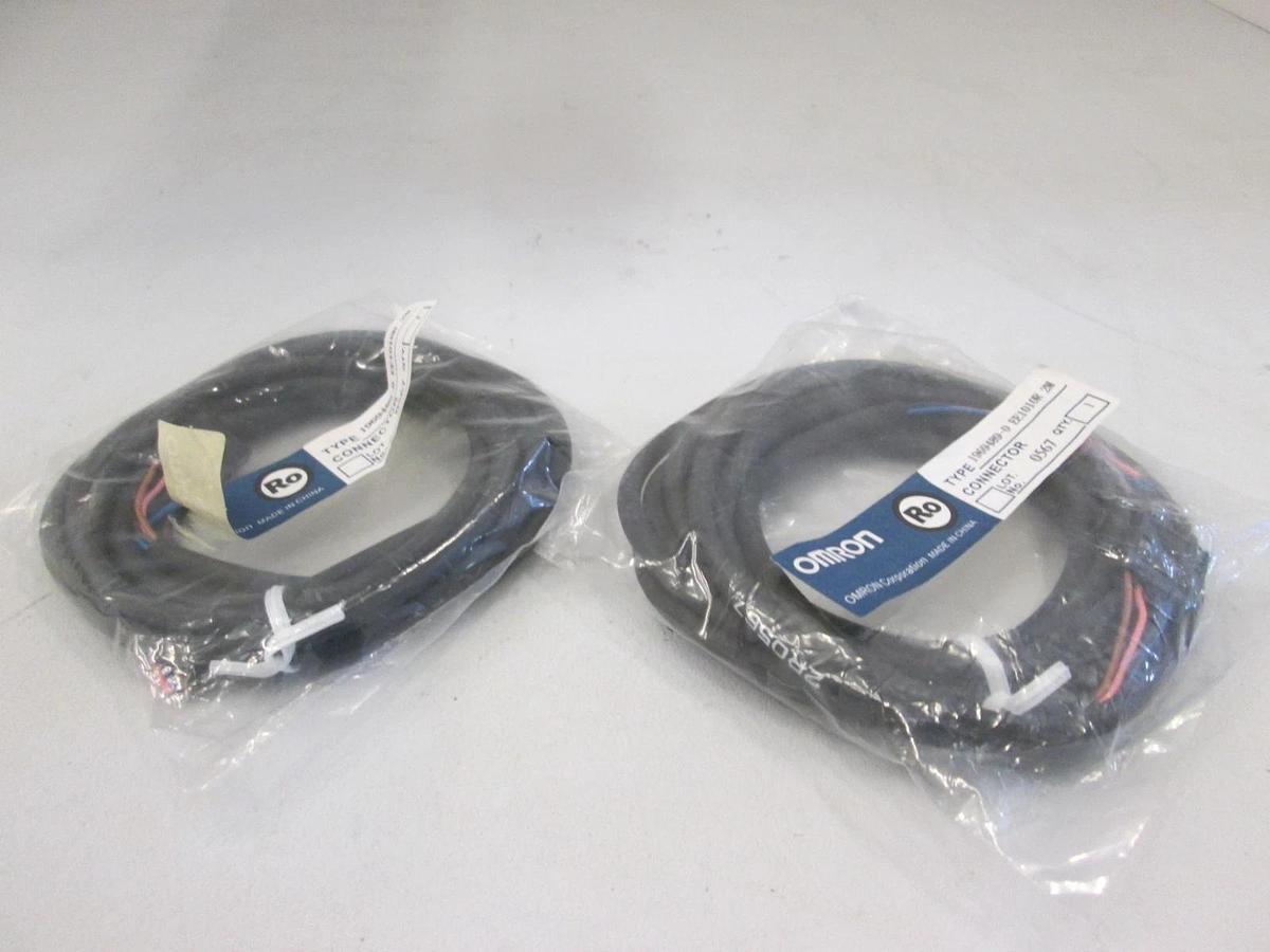 Omron, 1969489-0, EE1010R Connector, 4 Wire, New, Lot of 2