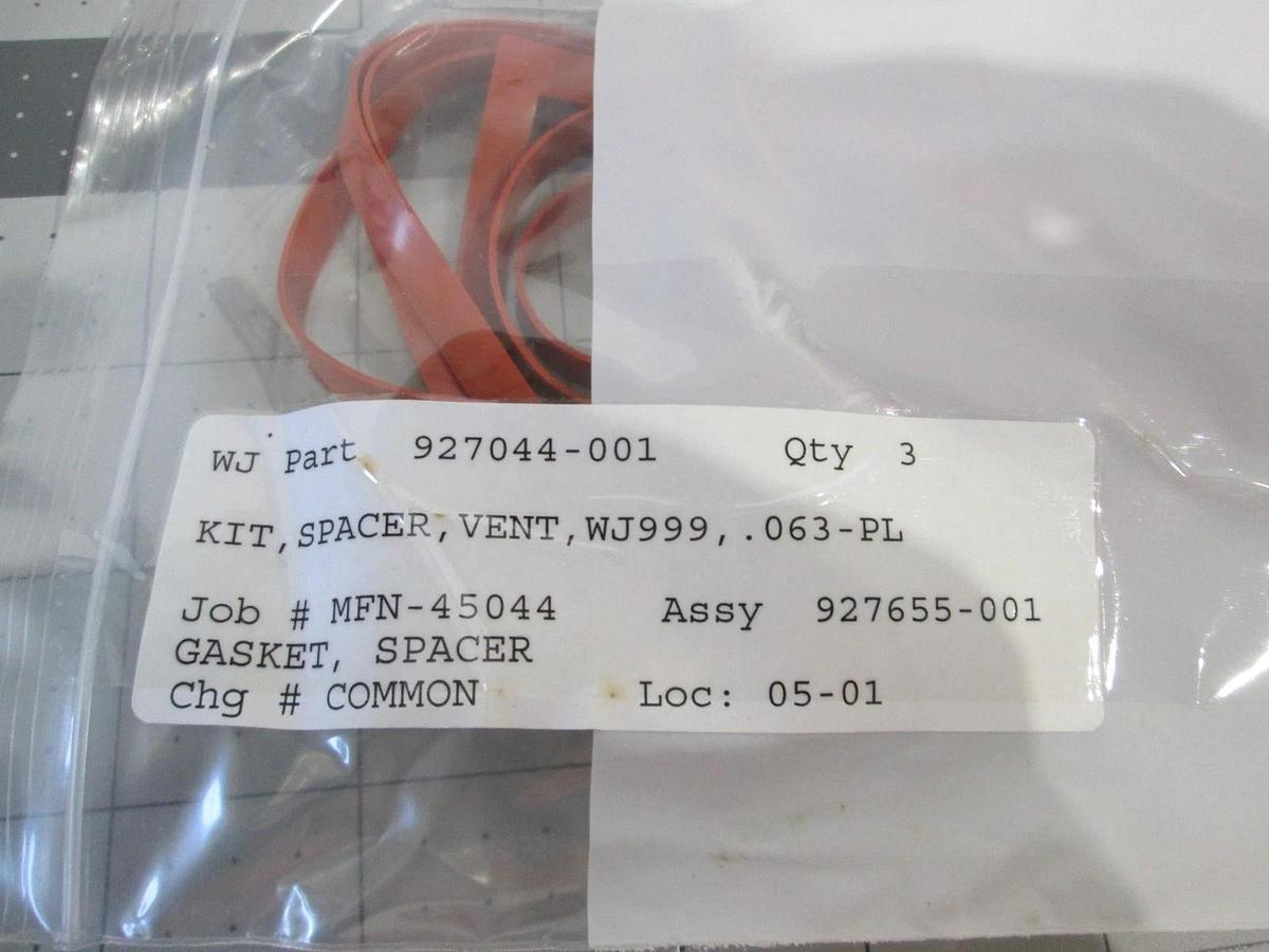 Watkins Johnson, 927655-00, WJ999 APCVD Vent Spacer Kit, New