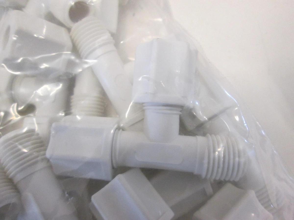RYAN HERCO PRODUCTS, 0630-043, Tee, PP, 5/16T x 1/4NPTM x 5/6T, New, Lot of 18