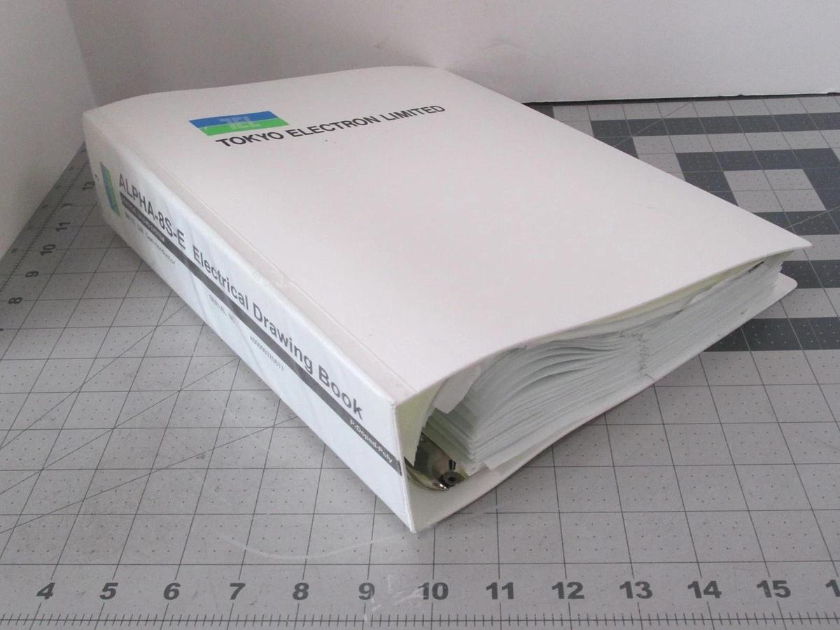 Used TEL Tokyo, ALPHA-8S-E, Electrical Drawing Book P-Doped-POLY, Used