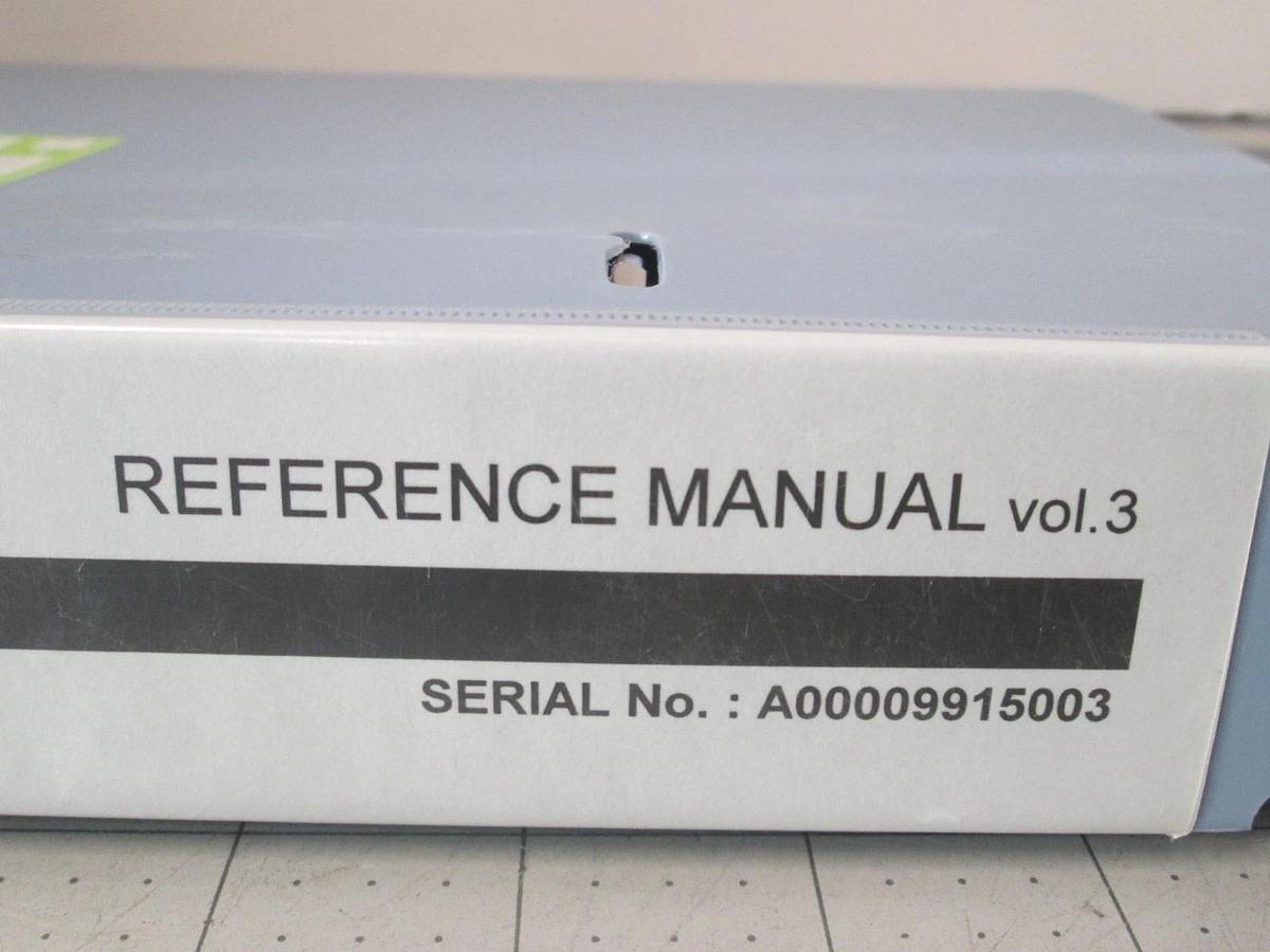 Used TEL Tokyo, ALPHA-8S, Reference Manual VOL. 3, Used