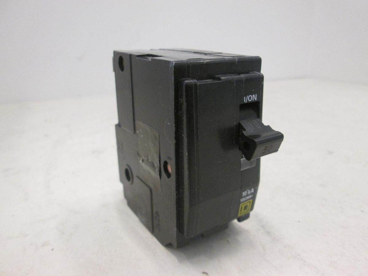 Used Square D, Type TIPO QO Circuit Breaker, 30A, 2 Pole, Used