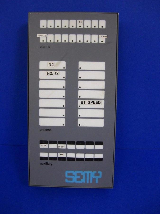 Used SEMY Engineering Process Status Display Box w/ MYP821800 PCB, Used