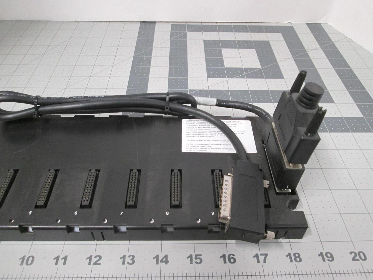 Used GE Fanuc, IC693CHS392D, 10 Slot Baseplate Expansion Module w/ Connect Cable,Used