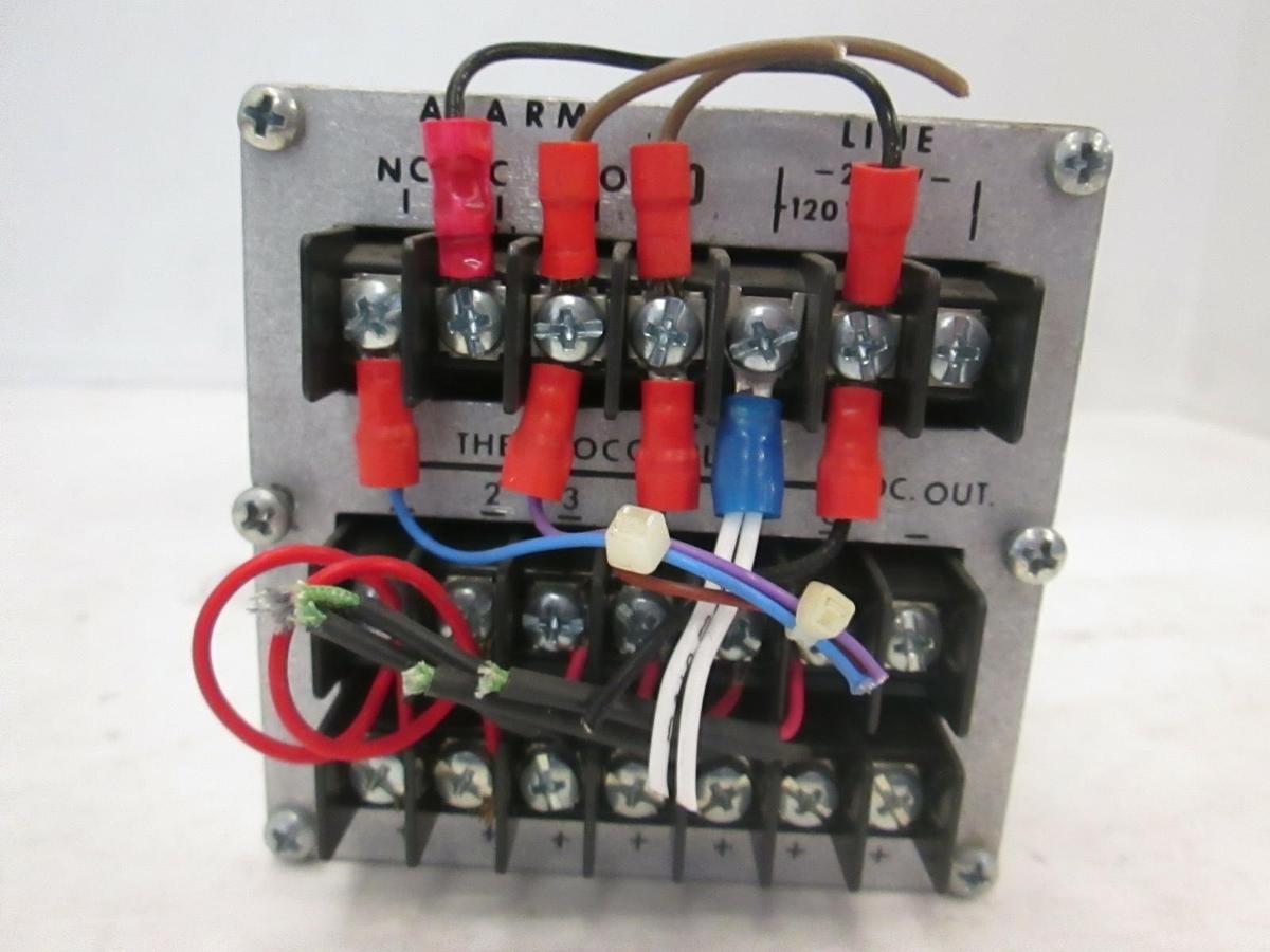 Used Omega Excess Temperature Alarm, Model 201P, pulled from a working tool