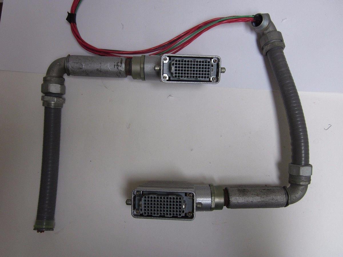 Used Harting Han-DD 72F Crimp Terminal Connector, 72 Cont., Fem w/ Housing - Lot of 3