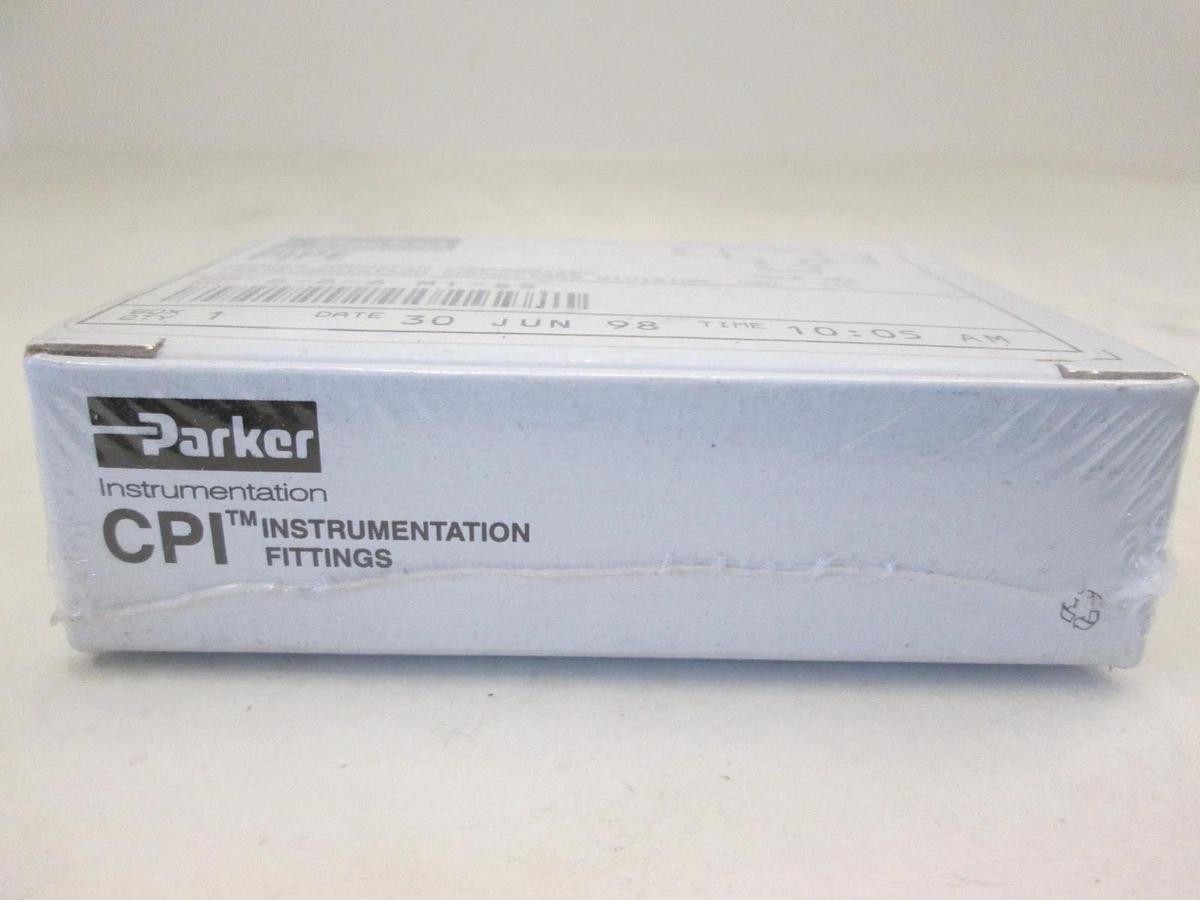 Parker, 6-6-6 MT-SS, Male Tee Fitting, New, Original Packaging