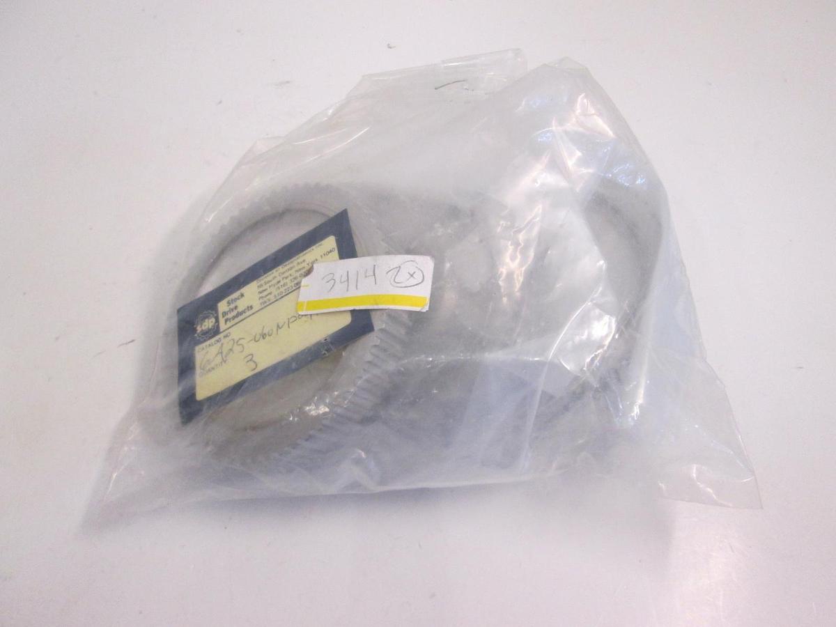 Used SDP 6A25-060NF0912 Aluminum Timing Belt Pulley, 5mm Pitch, 60 Grooves, Lot of 3