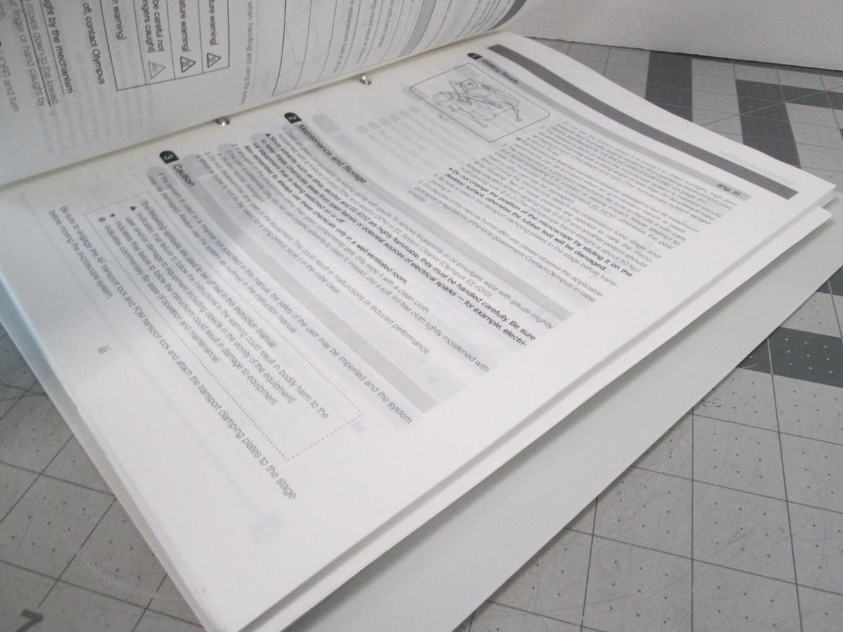 Used Olympus, MX80/MX80AF, Setup Instruction Manual, Used
