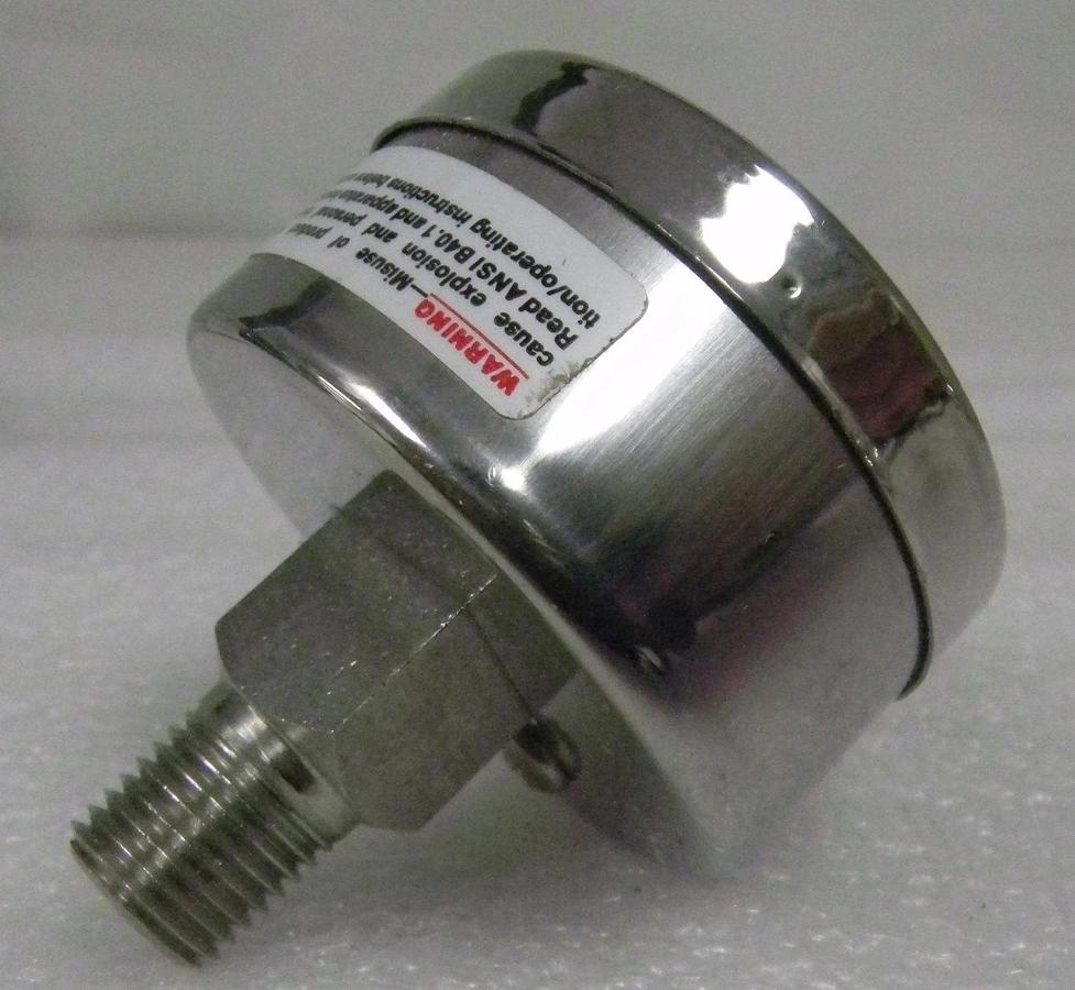 Ametek P1525 Gauge, 0-30 PSI / 1/4" MNPT Back Mount, NEW