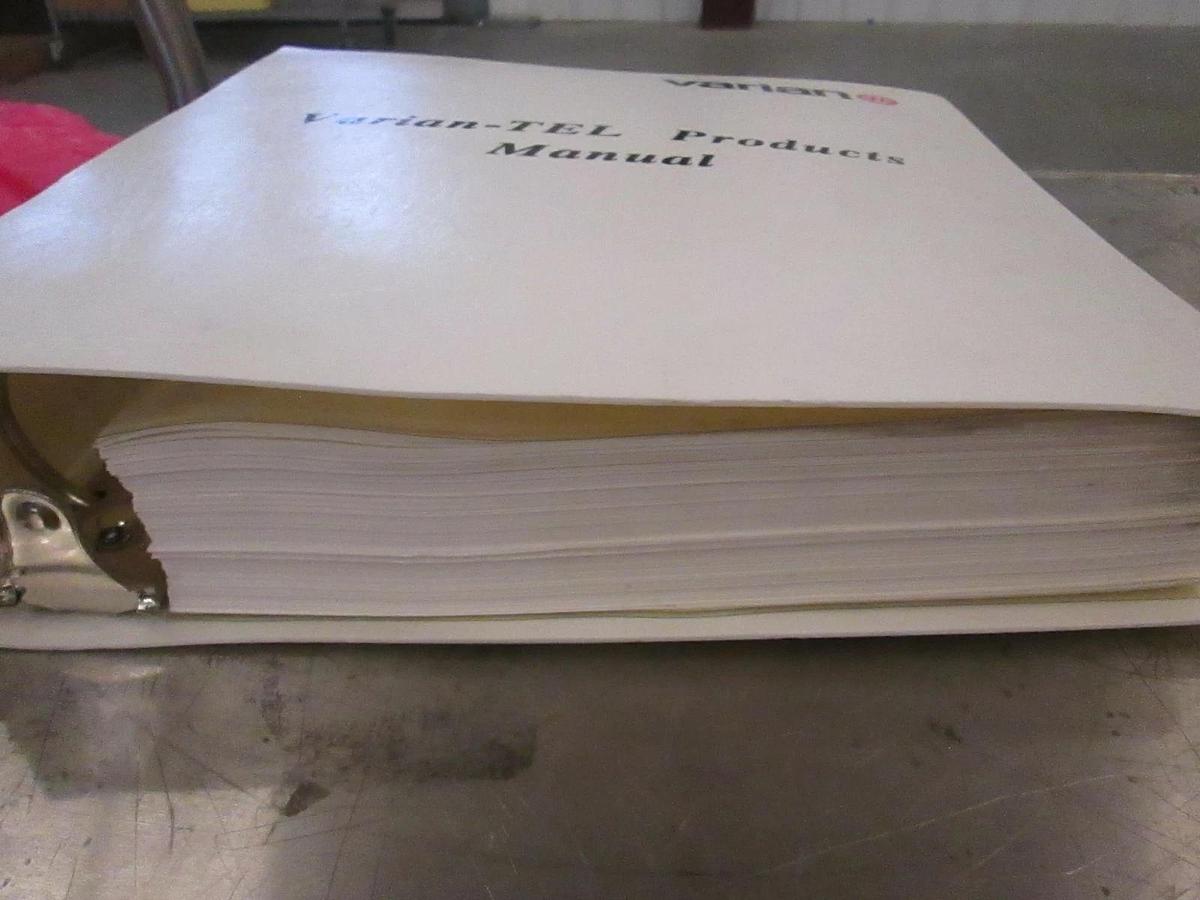 Used Varian-TEL HTO Vertical System Manual, Volume 1 B303120, Used