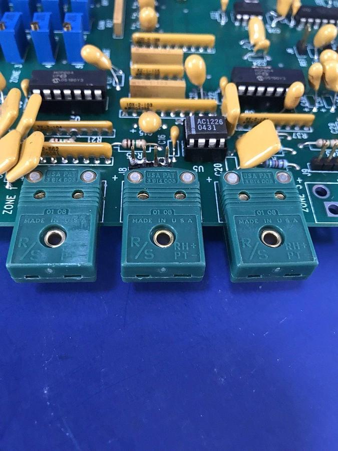Used ICCI PCB Assembly 8002797 Rev E, 3 Zone Type R, Used