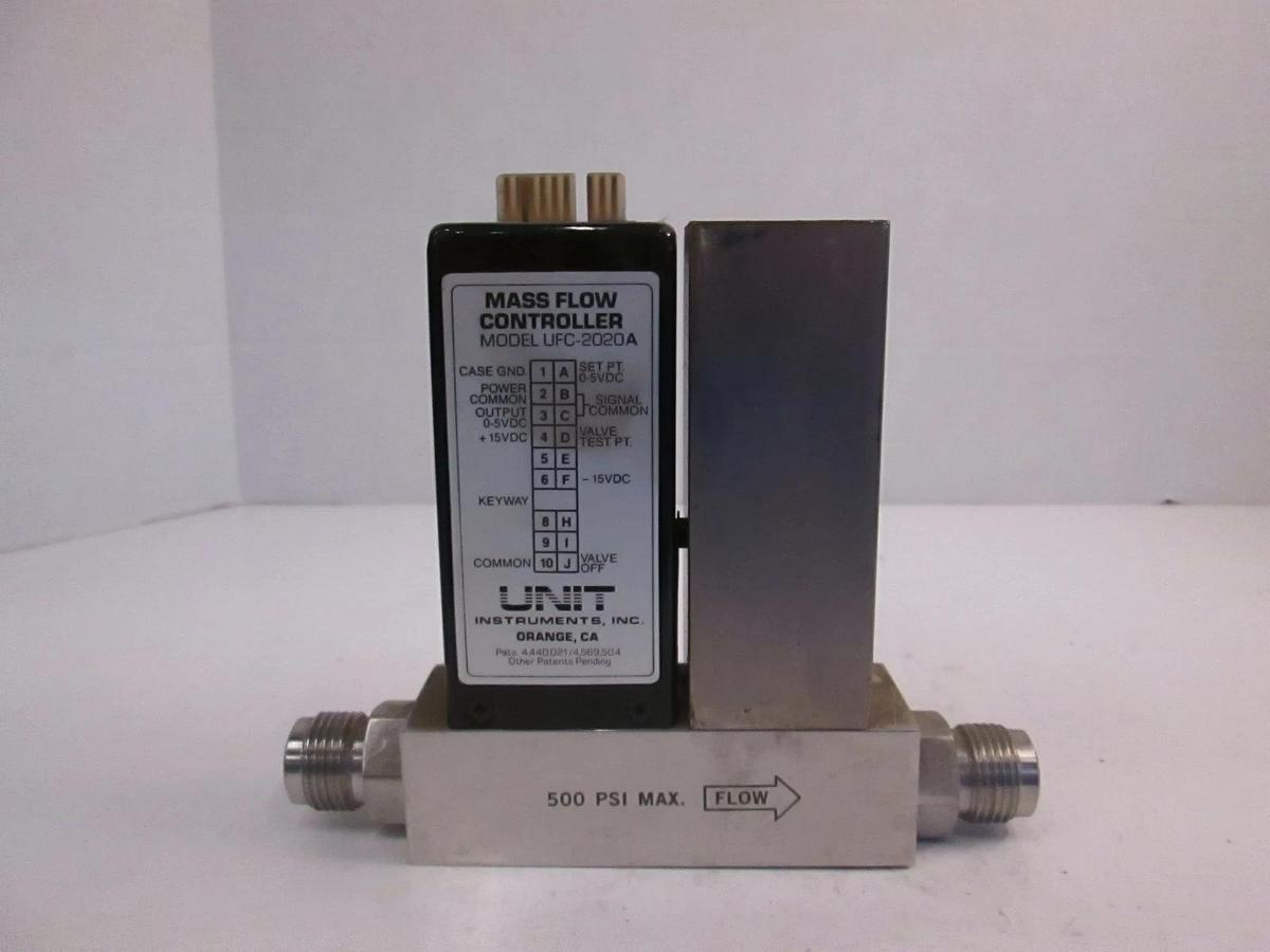 Used Unit UFC-2020A Mass Flow Controller, Ar, 30 SLM, 1/2" MVCR, Used