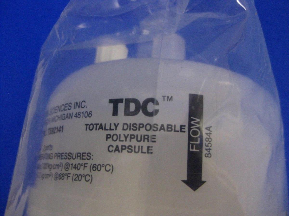 Gelman Sciences T592141 Polypure TDC Disposable Filter Capsule, New in Box