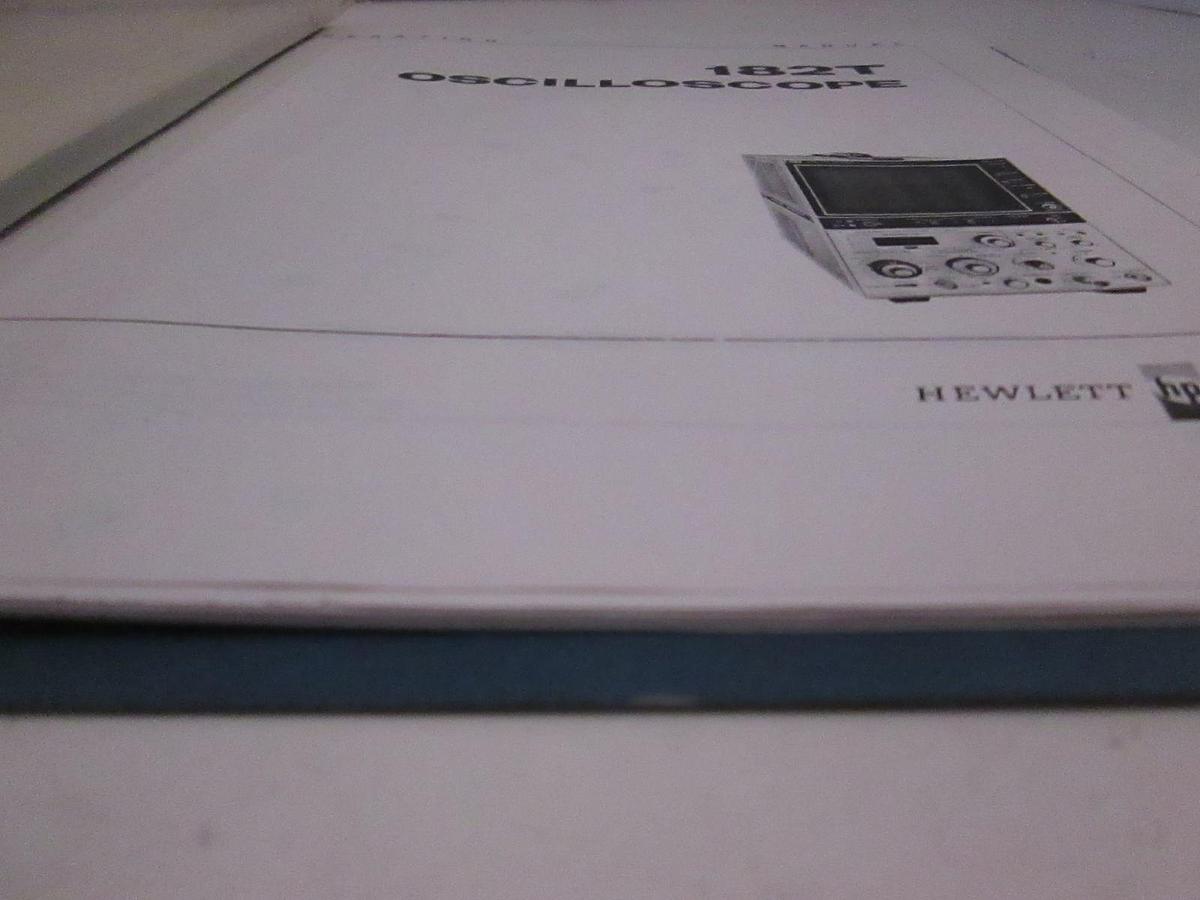 Used HP Model 182T Oscilloscope, Operating Manual, Used