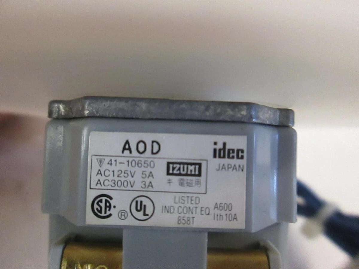 Used Emergency Off Button with Idec 41-10650, Used