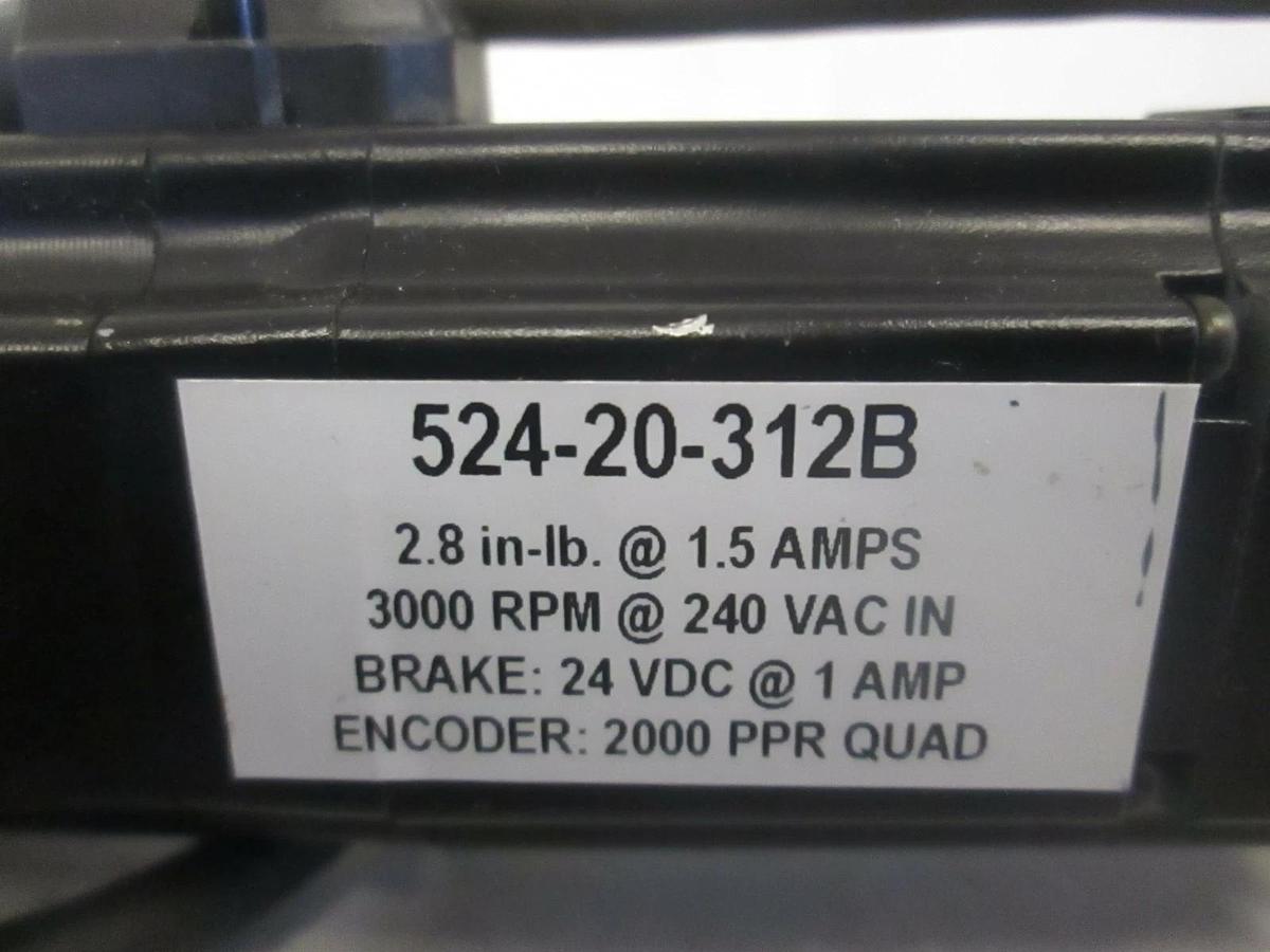 Used THK LM Guide Actuator KR w/ Simple Servo Motor 524-20-312B, Used