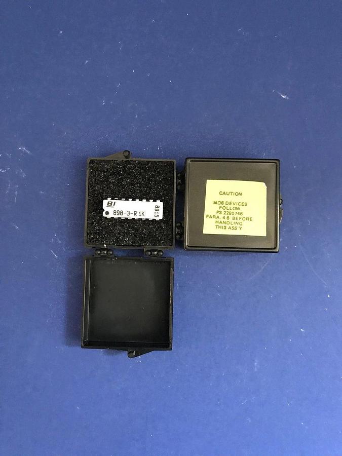 BI Technologies 898-3-R1K Isolated Thick Film Resistor Networks, Lot of 24